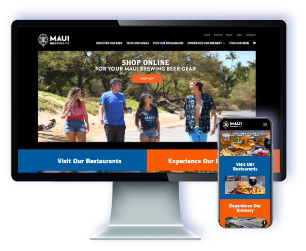 Maui Brewing Company — website by Webmaster Services Hawaii