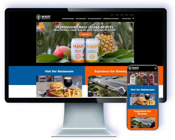 Maui Brewing Company — website by Webmaster Services Hawaii