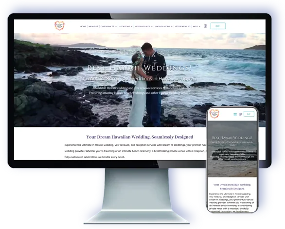 Memorable Hawaii Weddings — website by Webmaster Services Hawaii