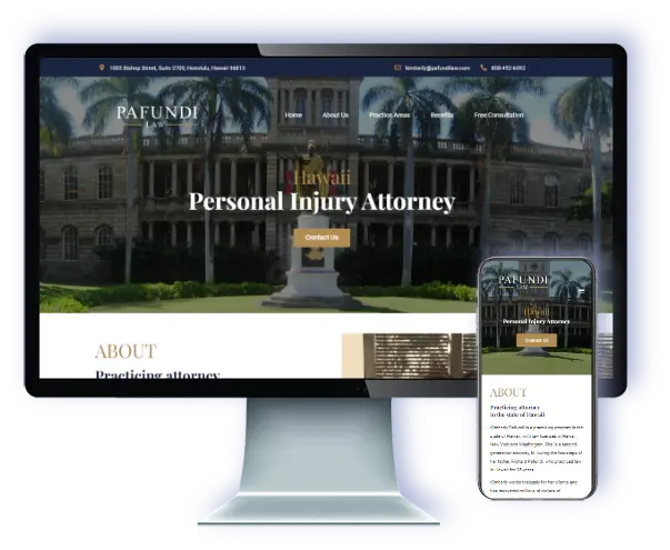 Pafundi Law — website by Webmaster Services Hawaii