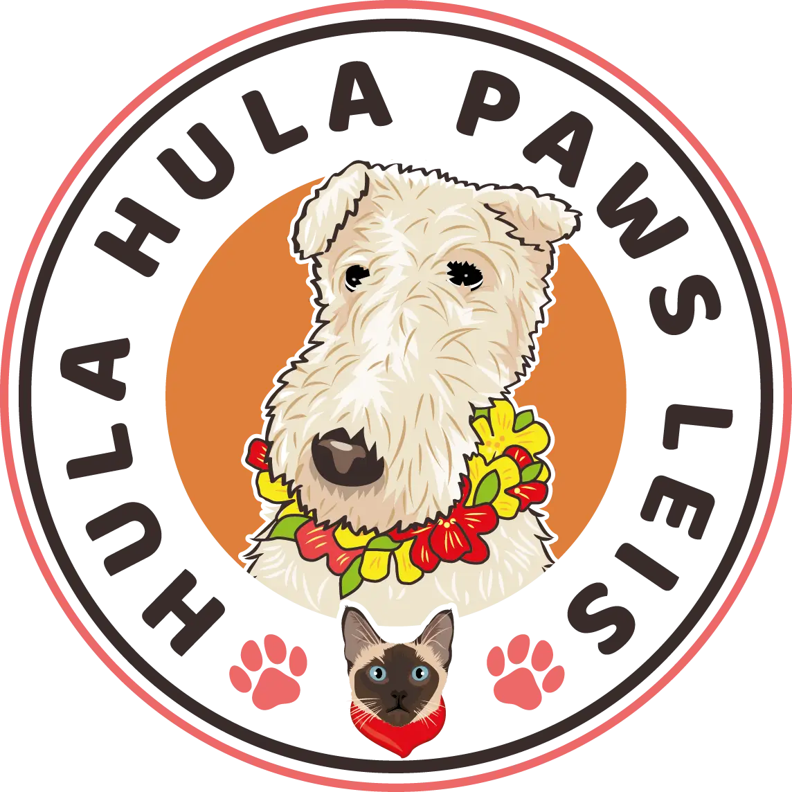 Hula Hula Paws Leis