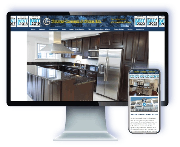 Golden-Cabinets-Stone