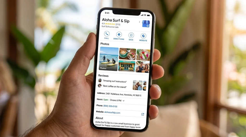 hawaii small business google business profile gbp seo